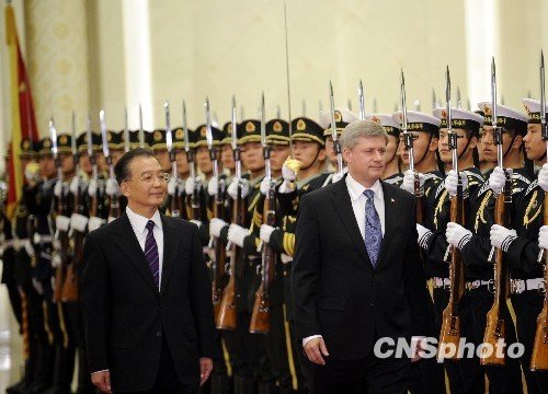 溫家寶：加總理五年未來訪華時間確實太長