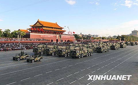 中國東風-21C導彈在今年的國慶閱兵中對外正式亮相。