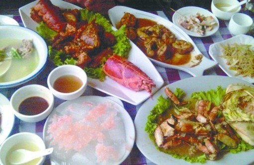 黃先生當(dāng)時在飯店點的菜(黃先生提供)。