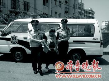 安某被警方抓獲歸案。劉騰騰攝