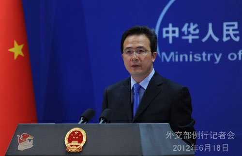 外交部：中方從未承諾從黃巖島海域撤船