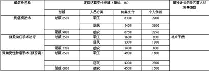 三種病設(shè)置醫(yī)院消費(fèi)上限 超過(guò)部分醫(yī)院社保承擔(dān)