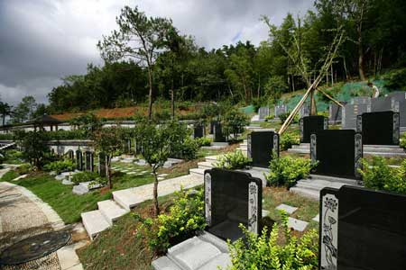 浙江寧波豪華陰宅最低10萬起 形似江南淡雅民居