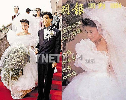 一線女星婚禮美貌排場(chǎng)盤(pán)點(diǎn) 鐘楚紅百萬(wàn)婚紗戰(zhàn)林青霞