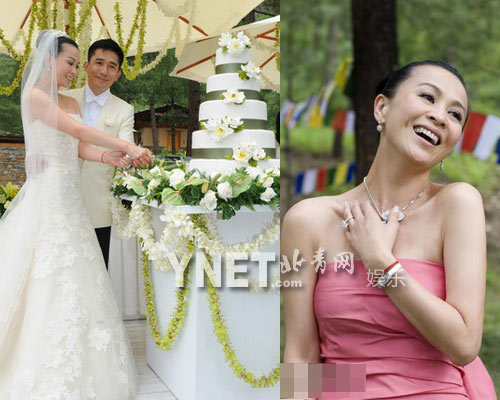 一線女星婚禮美貌排場盤點(diǎn) 鐘楚紅百萬婚紗戰(zhàn)林青霞