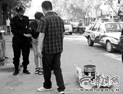 昨日下午，犯罪嫌疑人指認現(xiàn)場 