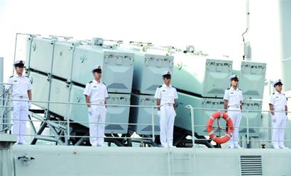 海軍第十一批護航編隊返回青島