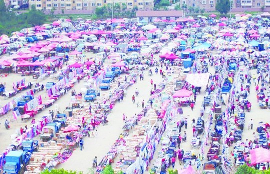 現(xiàn)在的辛安大集占地60余畝。