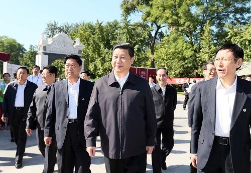習(xí)近平來到中國農(nóng)業(yè)大學(xué)，參加全國科普日活動