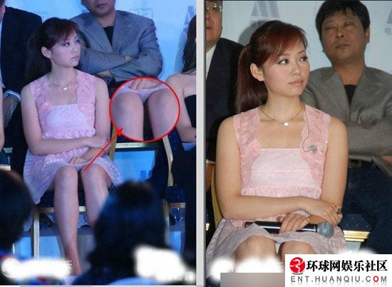 防止泄春光 女星一定要注意坐姿！