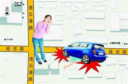 青島7歲女童被車撞倒頭部慘遭碾壓 眾人掀車未能救活 青島7歲女童被車撞倒頭部慘遭碾壓 眾人掀車未能救活