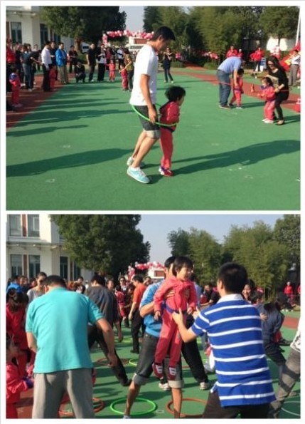 陸毅鮑蕾情侶裝參加親子運(yùn)動(dòng)會 與女兒共享天倫