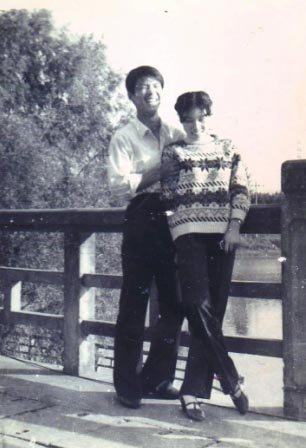 1984年10月，攝于武定門節(jié)制閘，很像山楂樹之戀