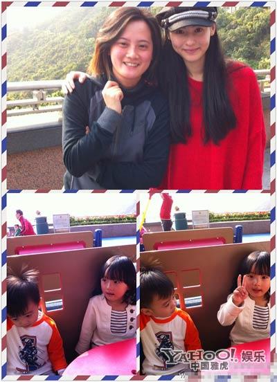 張柏芝喂愛(ài)子驚現(xiàn)傷疤 Quintus長(zhǎng)發(fā)似女孩