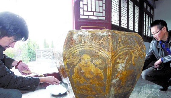 仙姑坐化缸在青島李滄現(xiàn)世 古村傳說(shuō)成真
