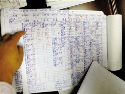 犯罪嫌疑人存于機(jī)房的賬單。