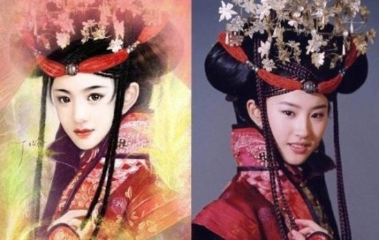 美人如畫(huà)嬌艷欲滴 那些從畫(huà)里走出來(lái)的佳人(組圖)