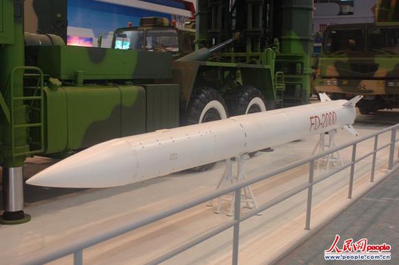 FD-2000導(dǎo)彈。攝影：閆嘉琪