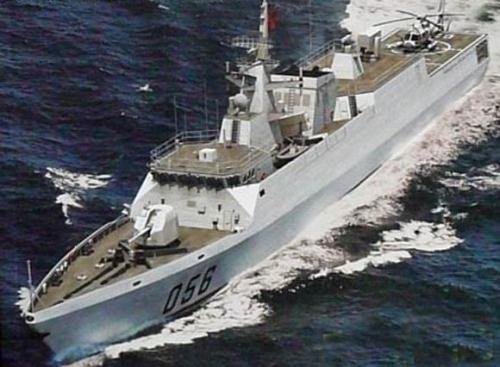 資料圖：中國056型護(hù)衛(wèi)艦。