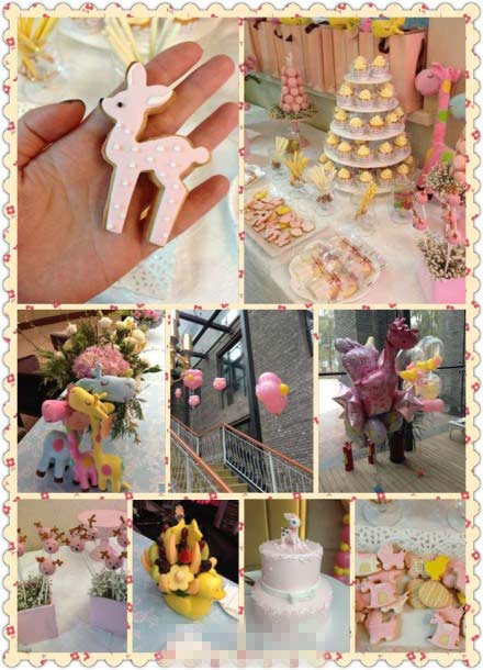 李小璐賈乃亮愛女滿月宴內(nèi)場照曝光