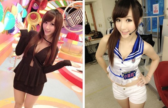 Show Girl女模“小茉莉”陳瑀希穿梭各大綜藝節(jié)目，傳和歐漢聲秘戀。（資料圖）