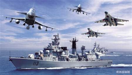 解放軍不斷錘煉陸海空天電一體化作戰(zhàn)能力。
