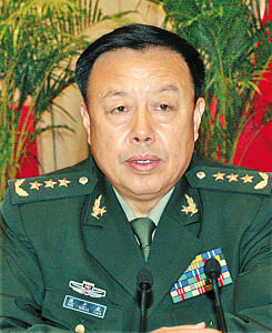 資料圖：新任中央軍委副主席范長(zhǎng)龍上將。