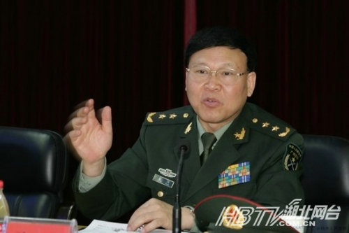 資料圖：新任總政治部主任張陽。