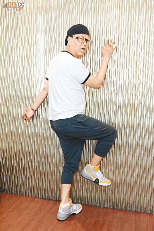 歐陽震華因食東西太急致「落錯隔」，引致急性肺炎。資料圖片