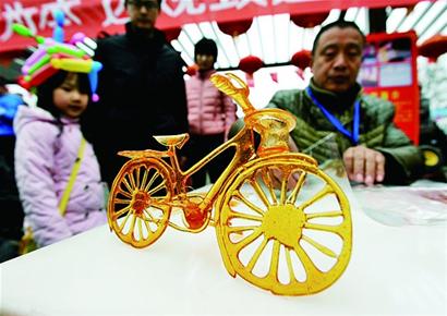 海云庵糖球會(huì)今日上午啟動(dòng) 鳥叔面人立體糖雕看點(diǎn)多
