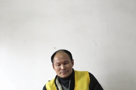 2月21日，衡陽市某看守所，犯罪嫌疑人唐奇灣接受本報(bào)記者采訪。圖/記者華劍