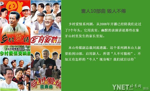吐槽《鄉(xiāng)村愛情》 揭眾主演真實(shí)身份