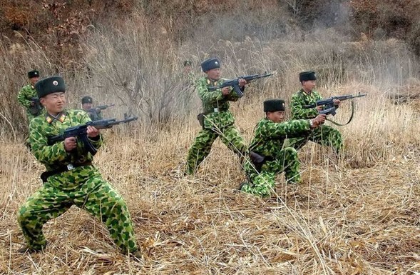 朝鮮中央社公布朝士兵緊張訓練照