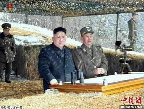 金正恩視察朝鮮地對空導(dǎo)彈發(fā)射演練