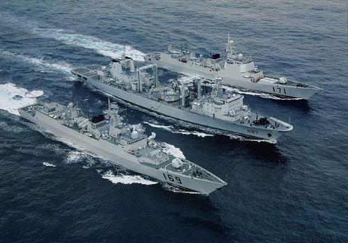 資料圖：海軍艦隊遠(yuǎn)洋訓(xùn)練。