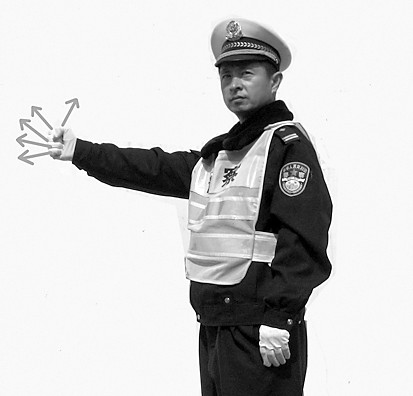 青島交警10種新手勢上崗(組圖)