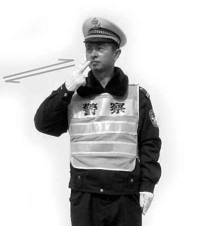 青島交警10種新手勢上崗(組圖)