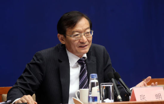 8月25日上午，外交部副部長張明在國新辦舉辦的中國人民抗日戰(zhàn)爭暨世界反法西斯戰(zhàn)爭勝利70周年紀(jì)念活動專題新聞發(fā)布會上答記者問。