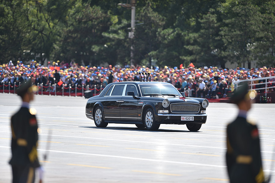 民族品牌“紅旗”已成為國(guó)慶檢閱車的代名詞