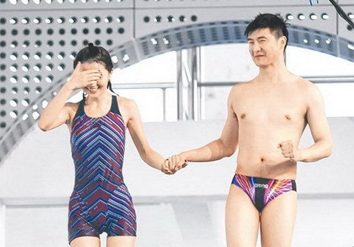 田亮指導阿Sa很害羞。